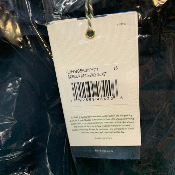 barbour weatherly jacket